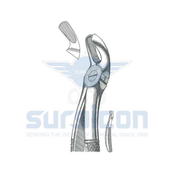 Cleste stomatologic SD-0212-19 molarul superior, dreapta