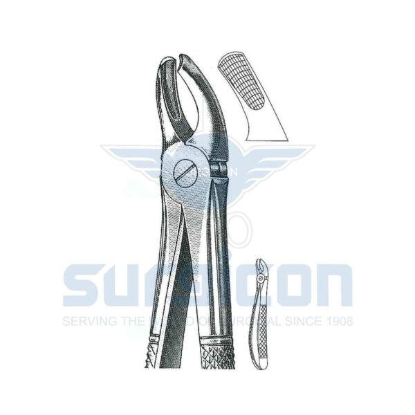 Cleste stomatologic SD-0487-95 Pentru molarii superiori stângi