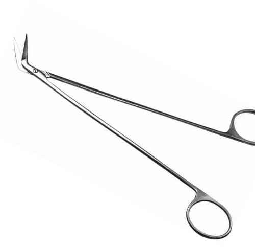 Foarfece ascutite orizontal incovoiate, copii