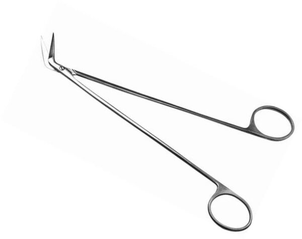 Foarfece ascutite orizontal incovoiate, copii