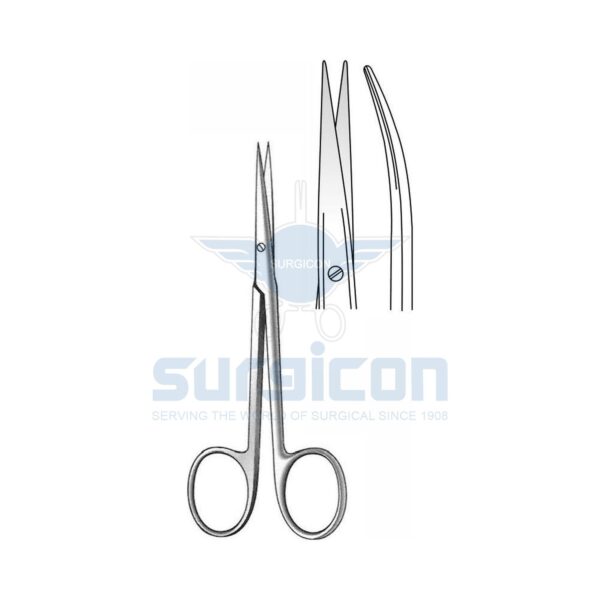 Foarfece Oftalmice 115 mm, curb J-22-222