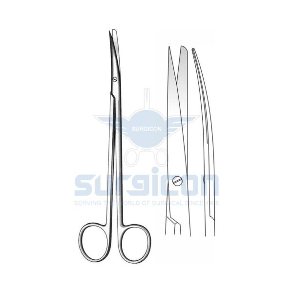 Foarfece incovo 1 virf ascuti 1 virf bond 20 cm  (J-22-085) H-20-2
