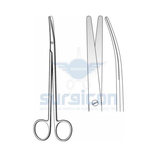 Foarfece pentru cavitati adanci incovoiate 280 mm, H-128 J-22-076