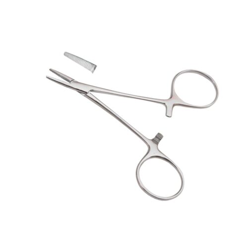 Pensa oftalmica hemostatica cu dinte, drepta, 84 mm	З-8