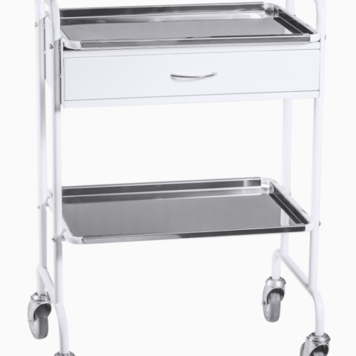 Masa pentru  manipulare СМПР-10 (2 RAFTURI INOX, 1 SERTAR)