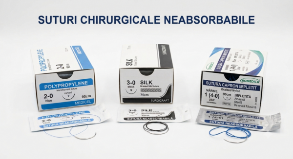 SUTURA Materiale de sutura chirurgicale NEABSORBABILA