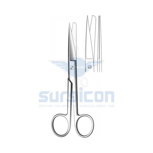 Foarfece cu un vîrf ascuţit, drept 145 mm Н-33 J-22-012