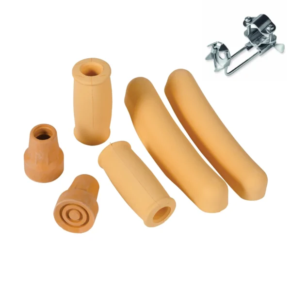 Vârfuri, mânere, pernuțe pentru bastoane, cârje