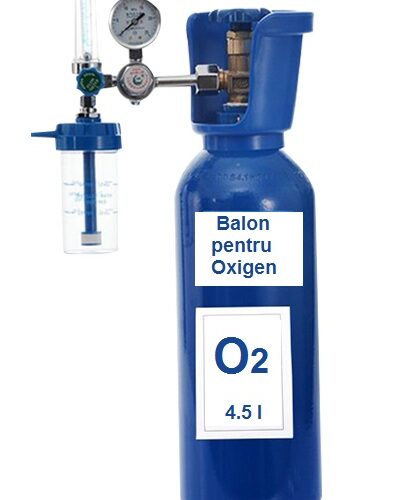 Balon pentru oxigen cu accesorii