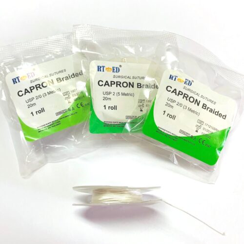 Capron chirurgical, impletit EP 3, 4, 5,  L- 20м,  steril (China)