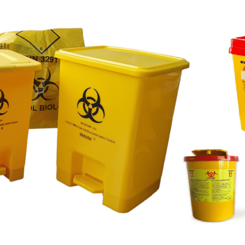 Cutii, containere, recipiente si saci pentru deseuri medicale